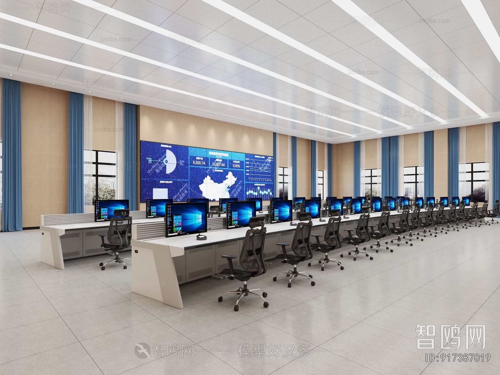 Modern Monitor Room