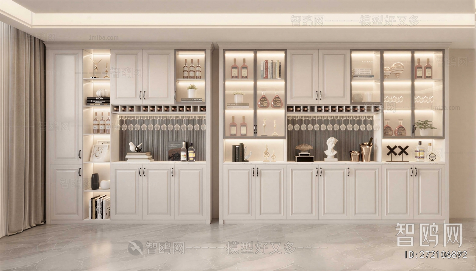American Style Wine Cabinet