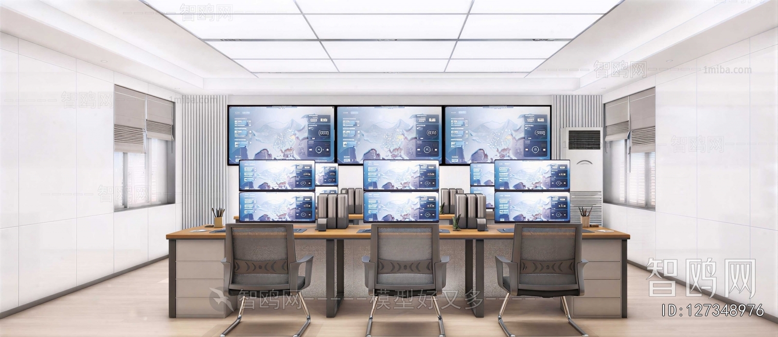 Modern Monitor Room