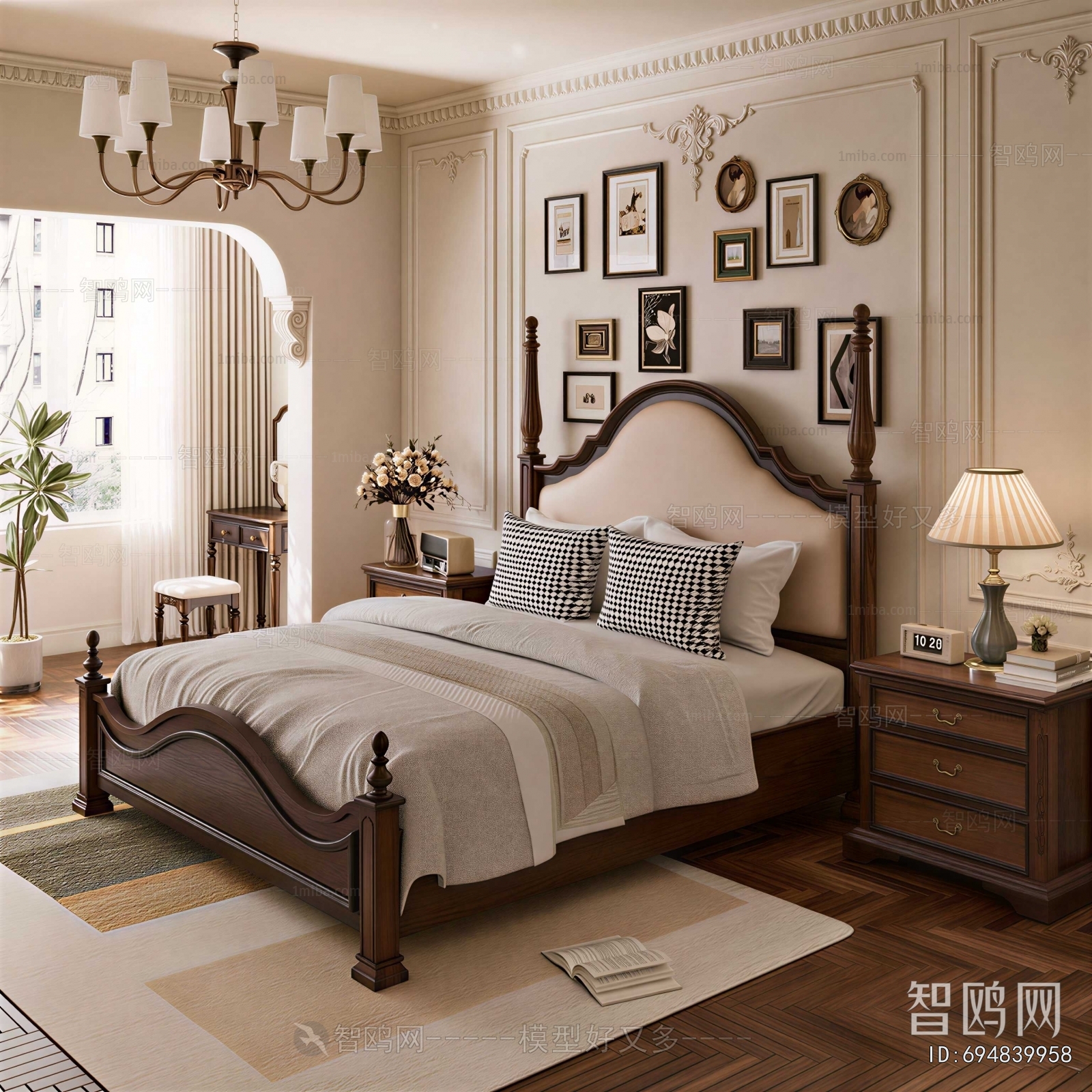 American Style Double Bed