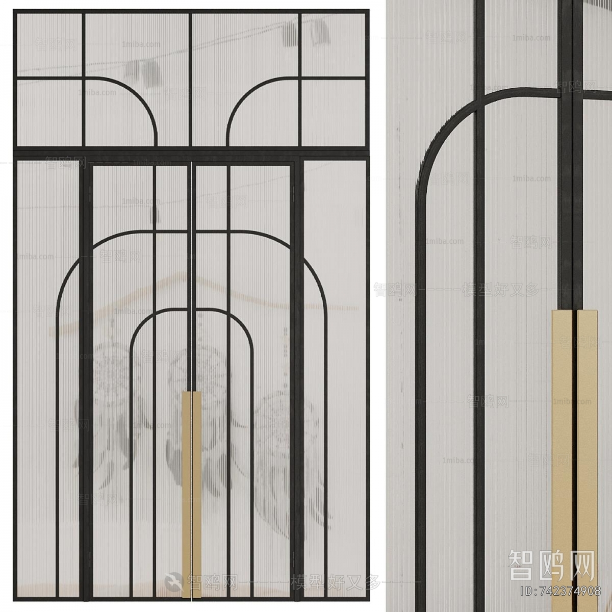 Modern Double Door