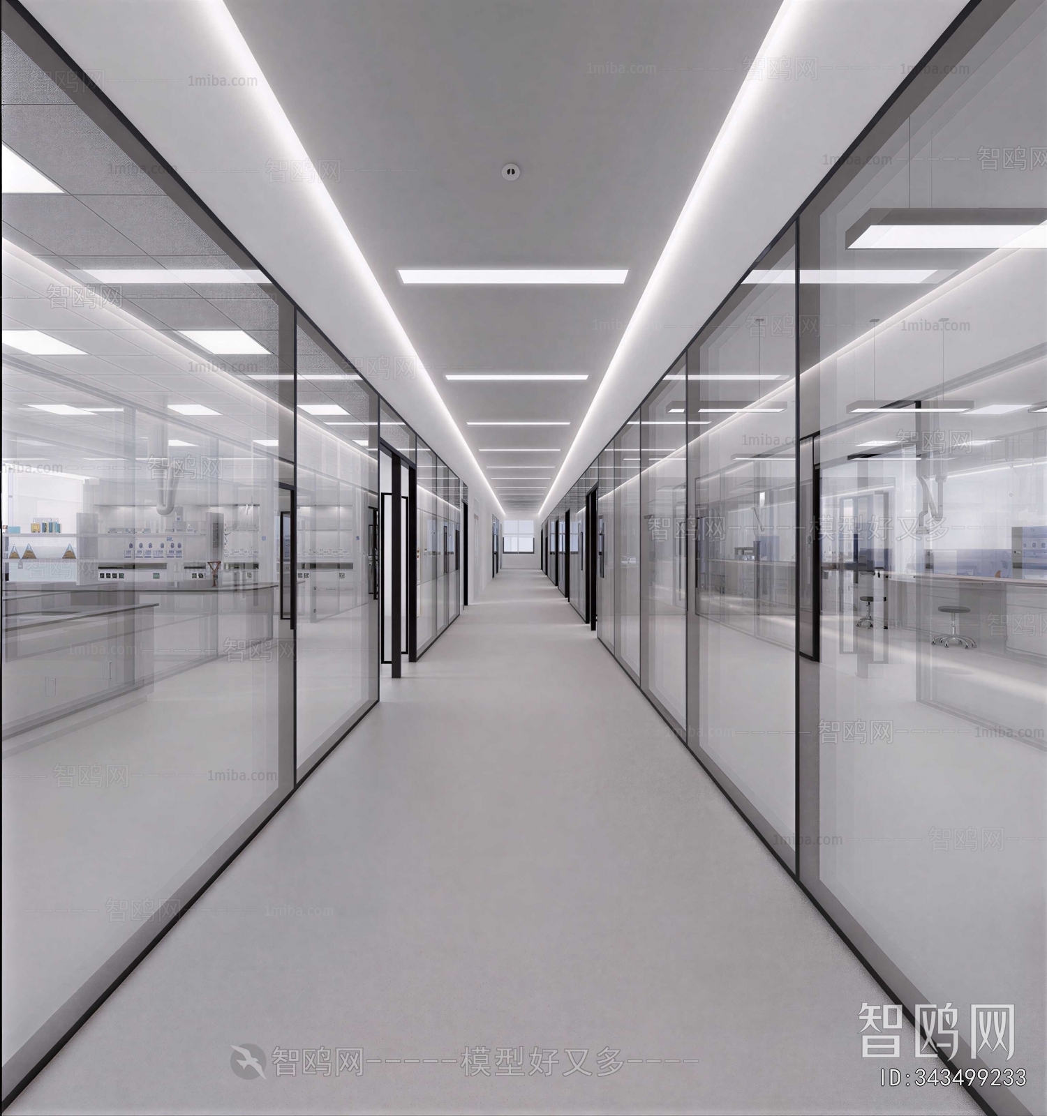 Modern Office Aisle