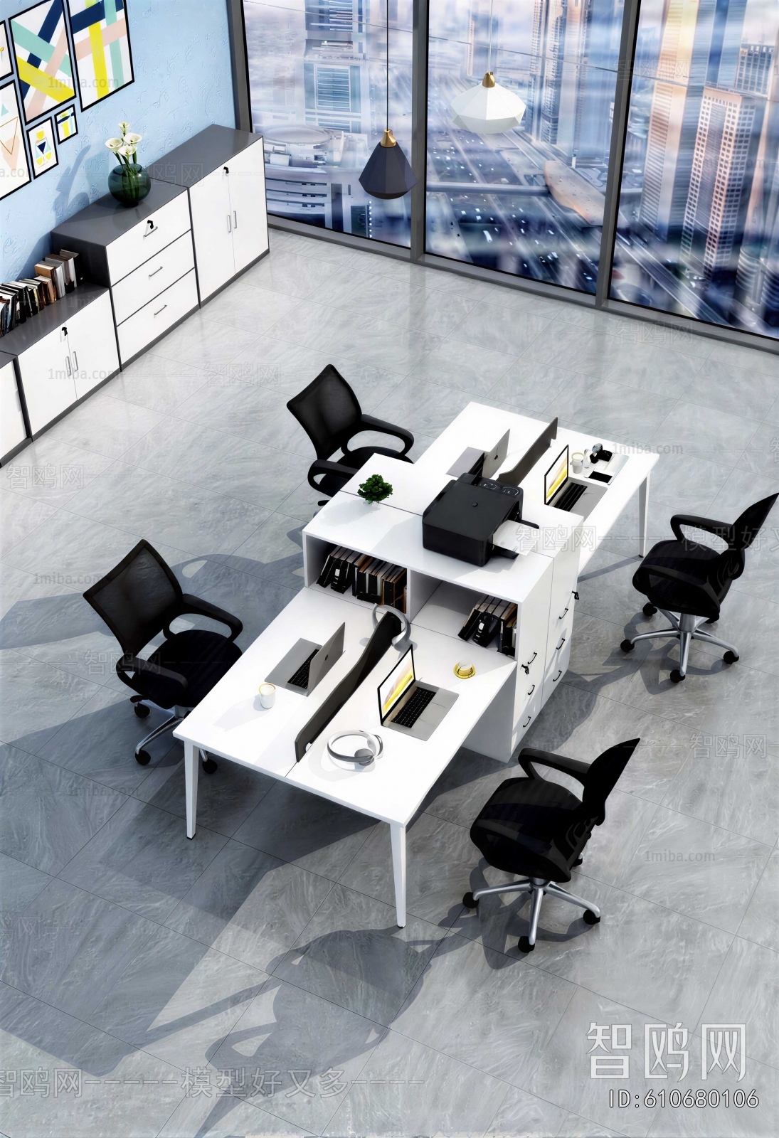 Modern Office Desk And Chair