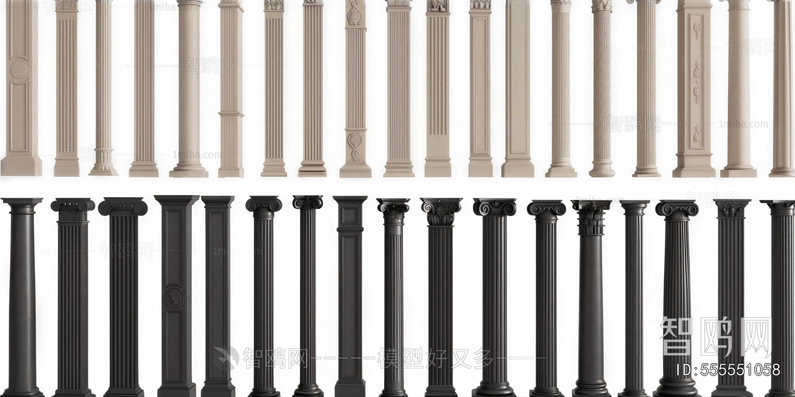 European Style Roman Pillar