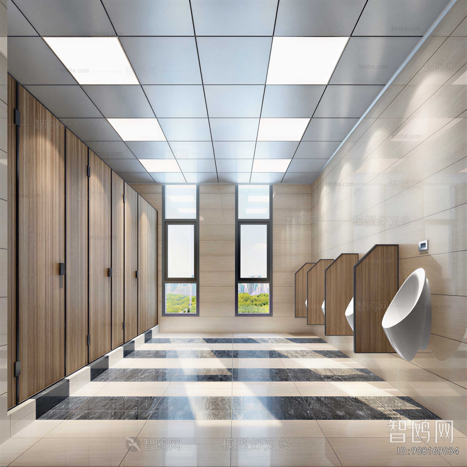 Modern Public Toilet