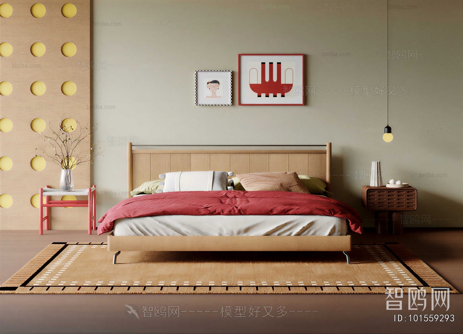 Modern Double Bed