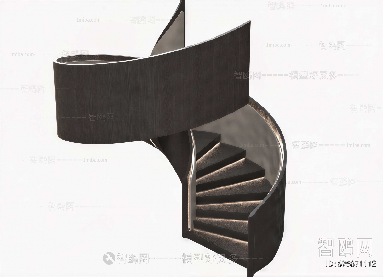 Modern Rotating Staircase