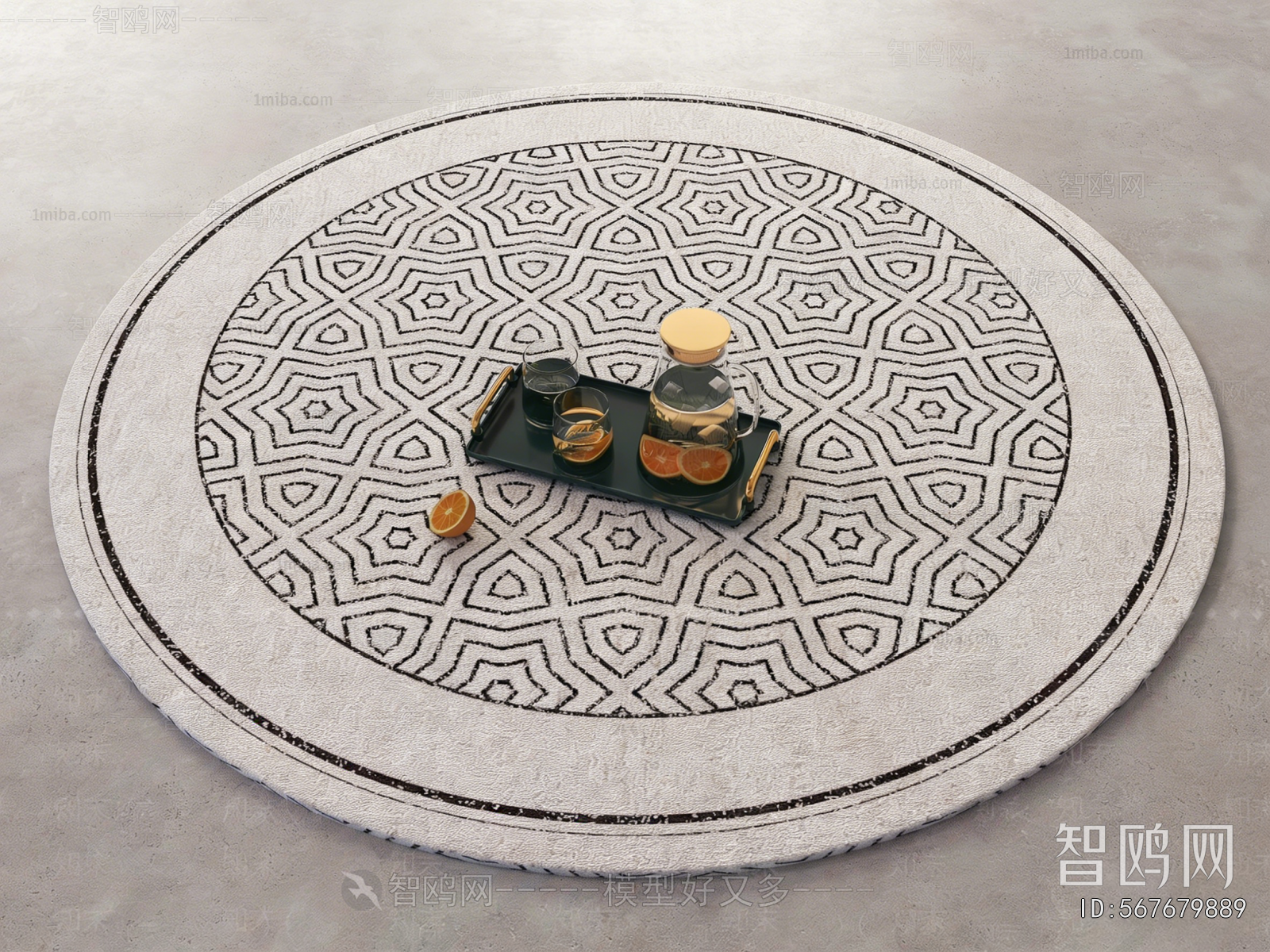 Modern Circular Carpet