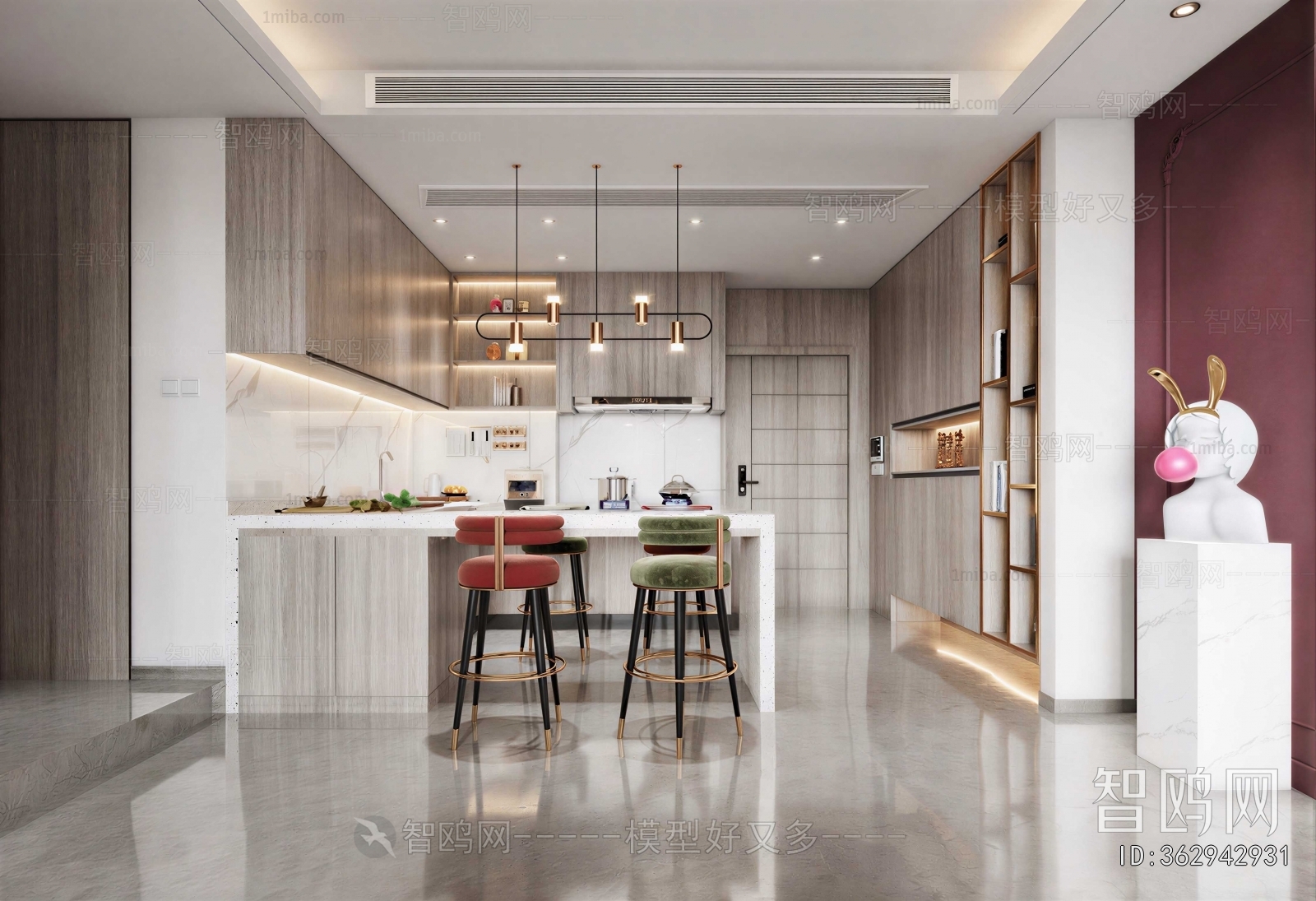 Modern Open Kitchen