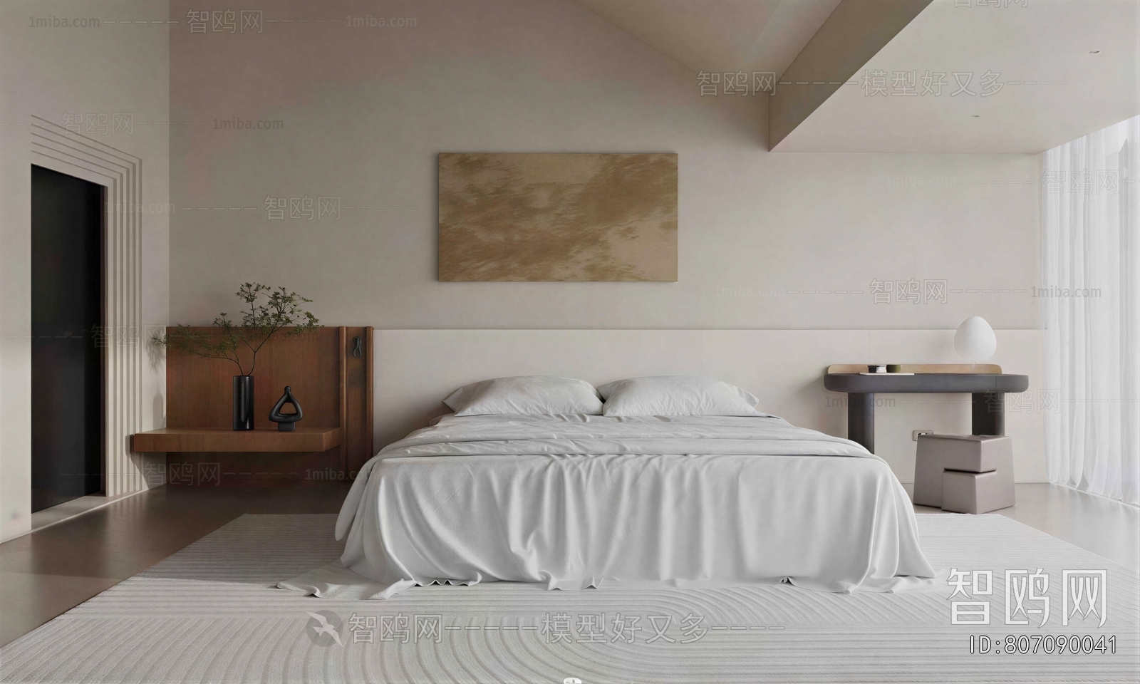 Wabi-sabi Style Bedroom