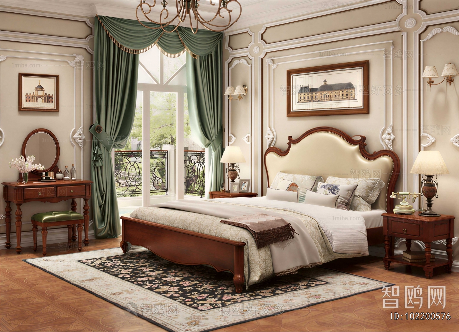 European Style Bedroom