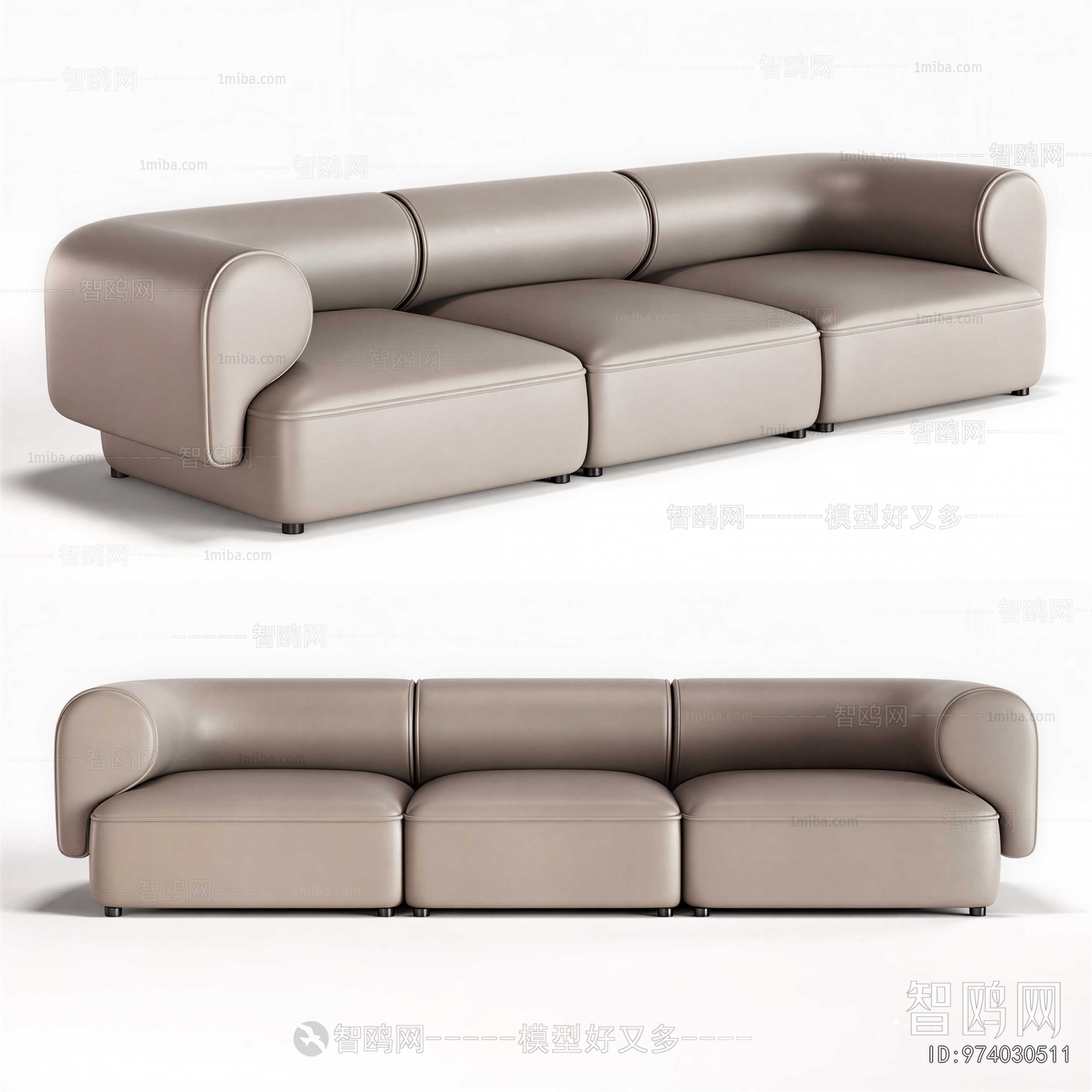 Modern Three-seat Sofa