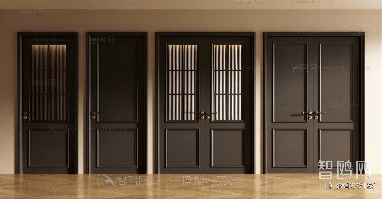 Modern Double Door