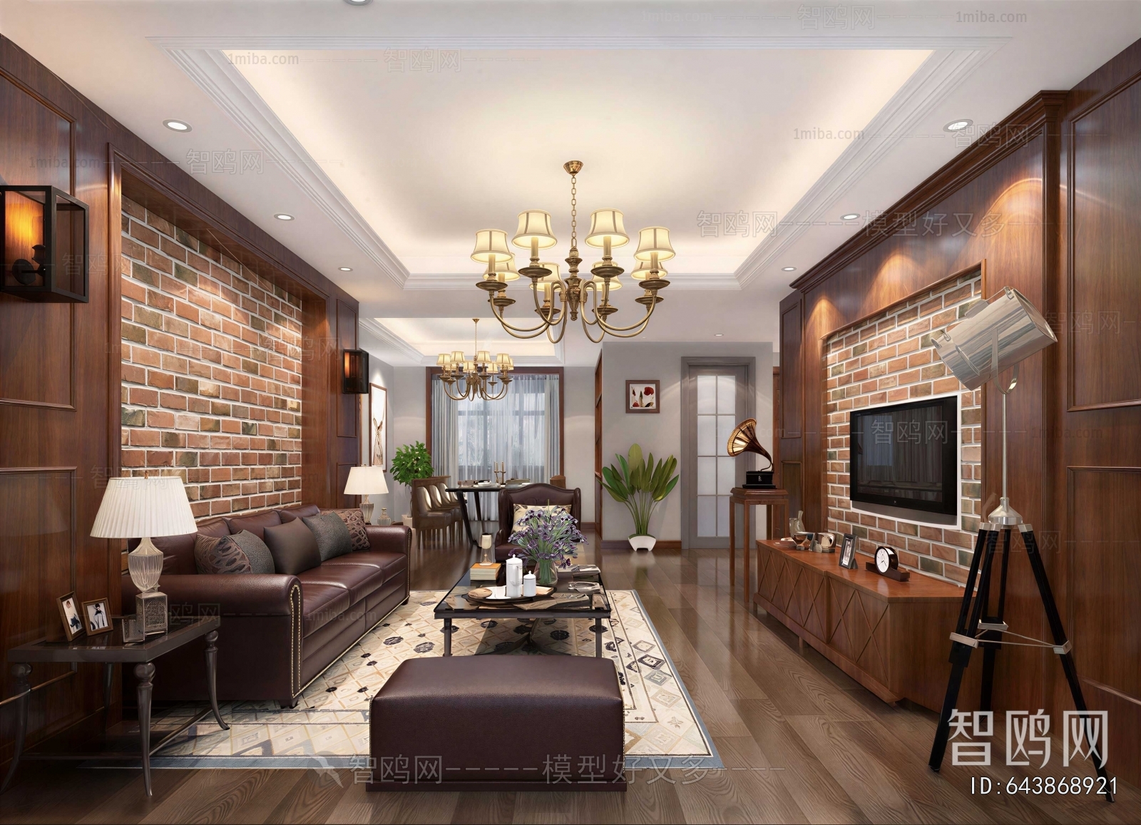American Style A Living Room
