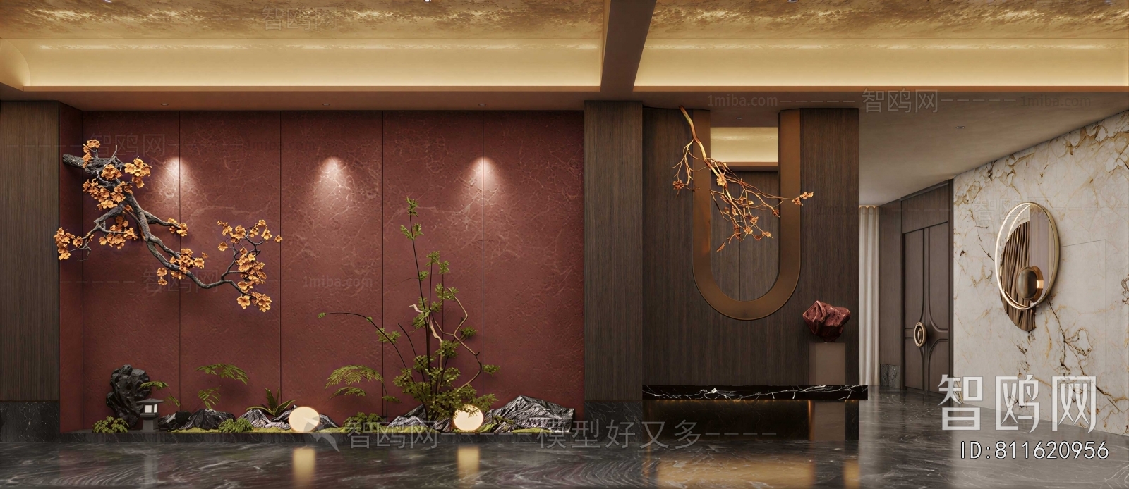 New Chinese Style Lobby Hall