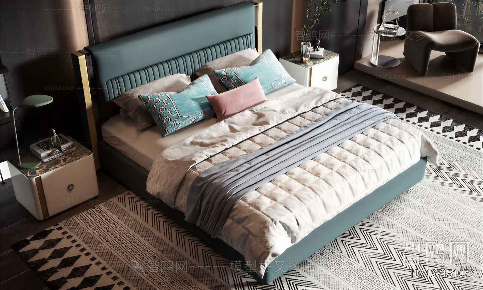 Modern Double Bed