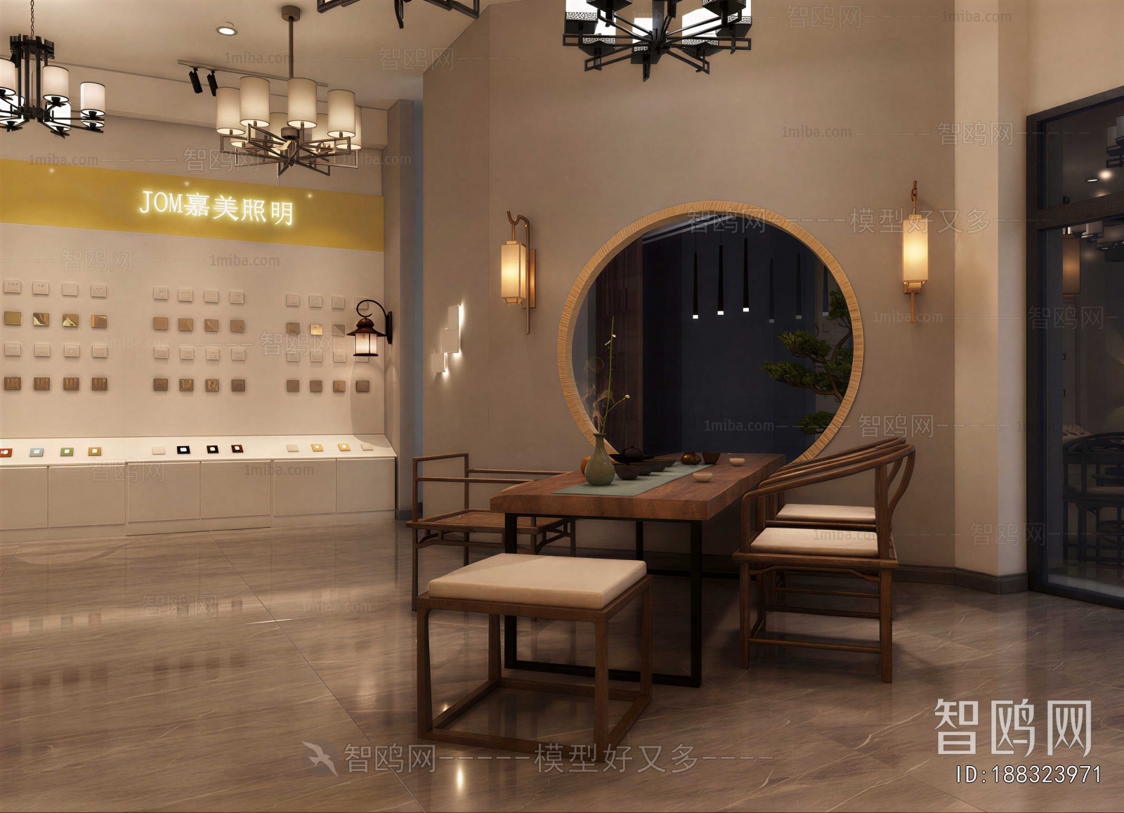 New Chinese Style Exhibition Hall