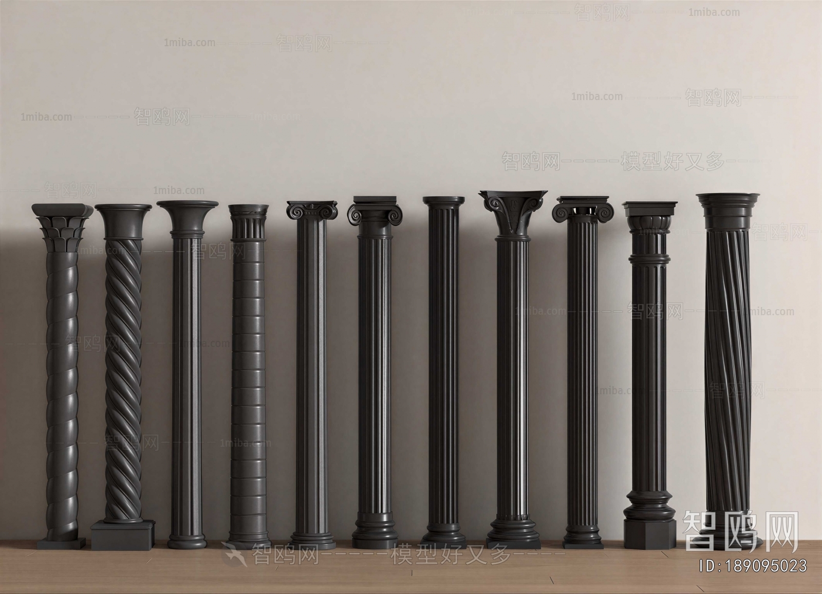 French Style Roman Pillar
