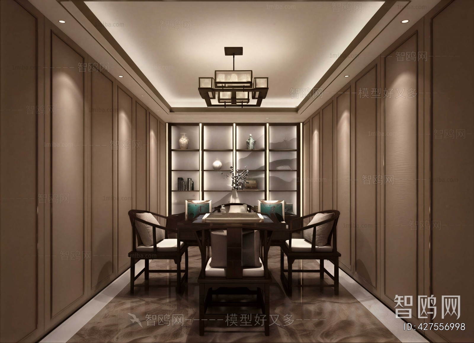 New Chinese Style Dining Room