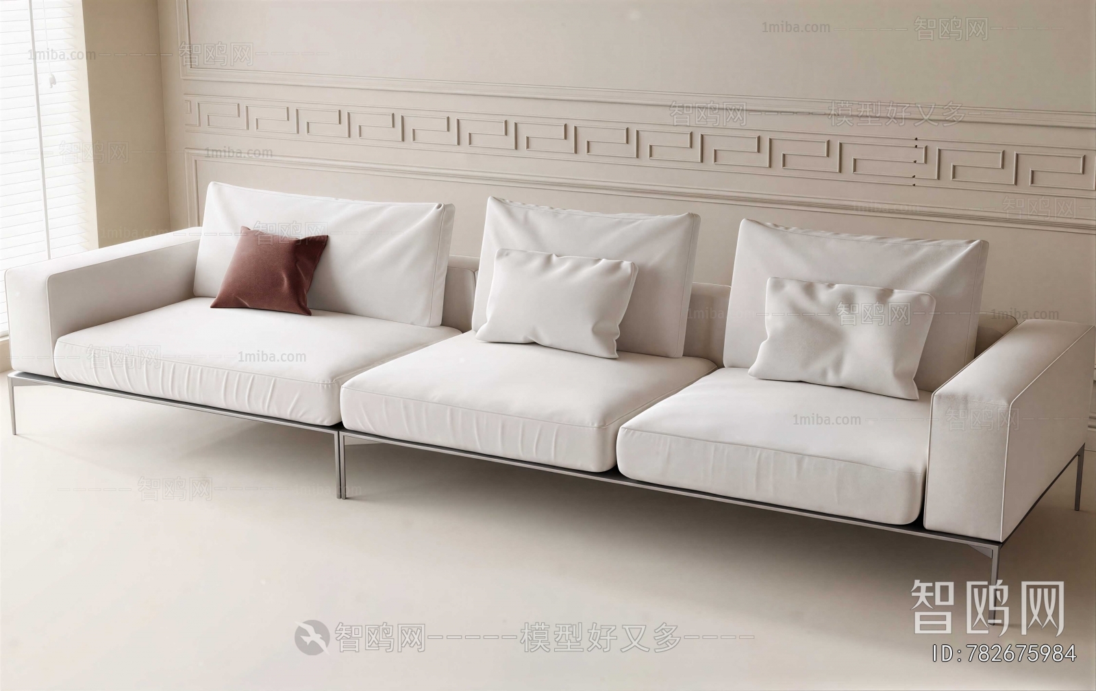 Modern Three-seat Sofa
