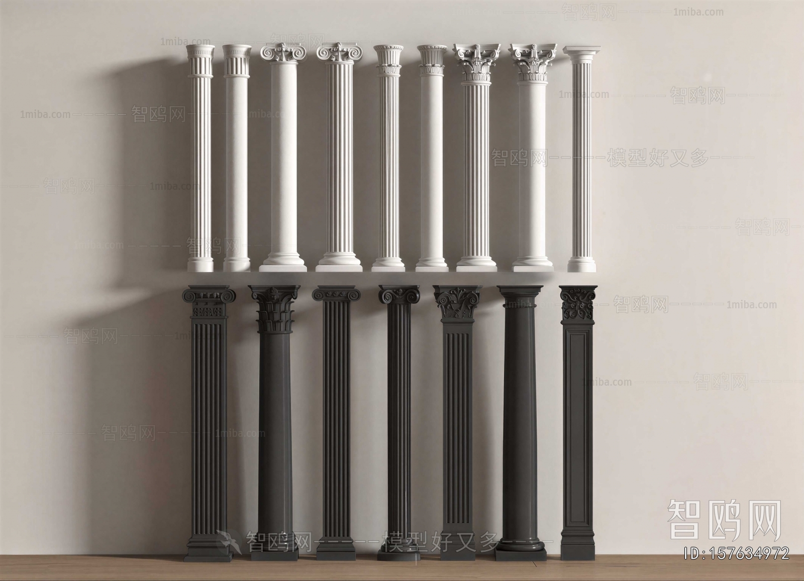 European Style Roman Pillar