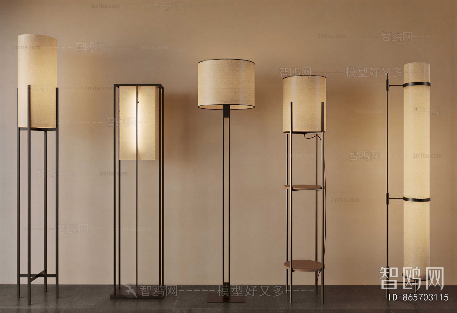 New Chinese Style Floor Lamp