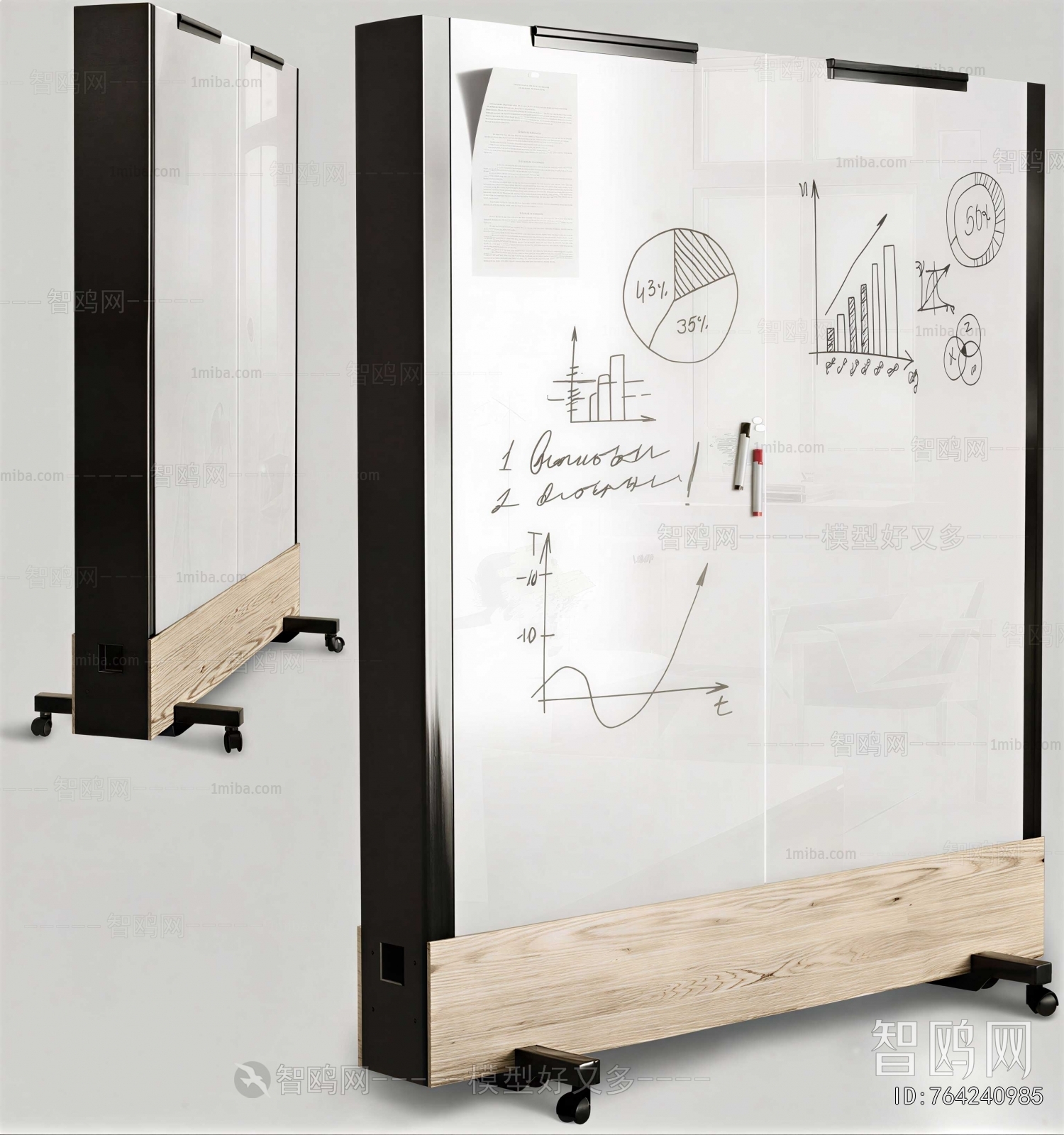 Modern Blackboard/whiteboard