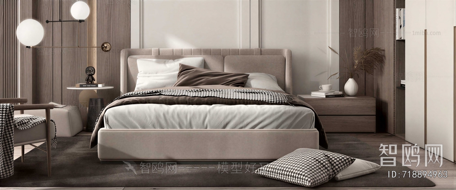 Modern Double Bed
