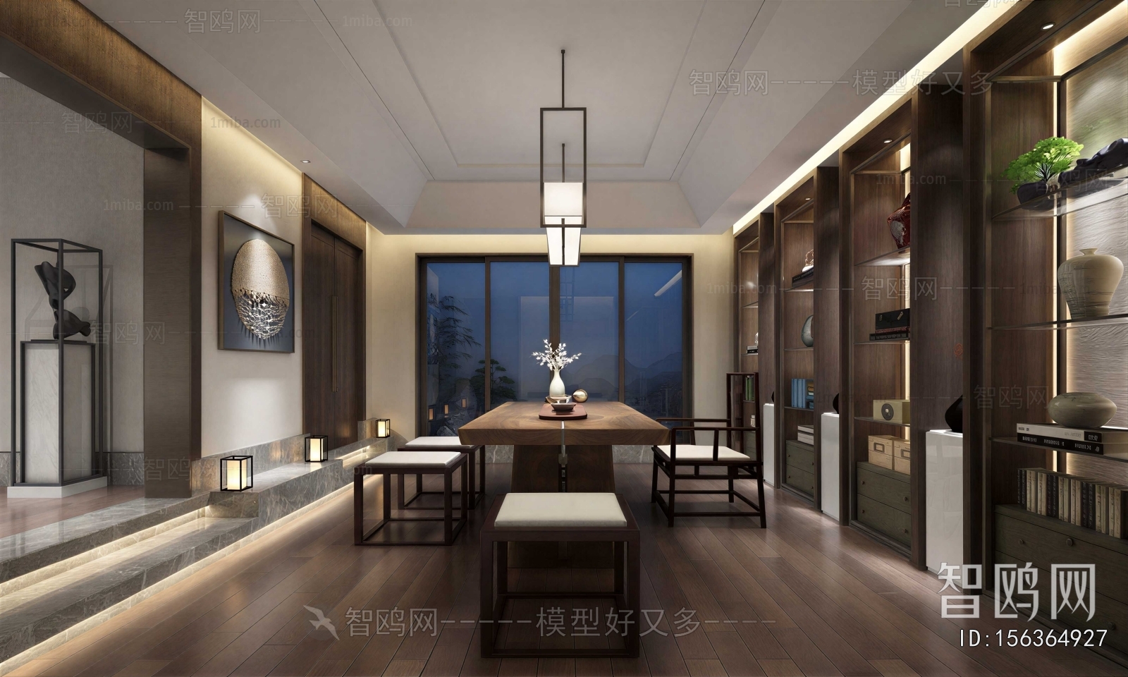 New Chinese Style Dining Room