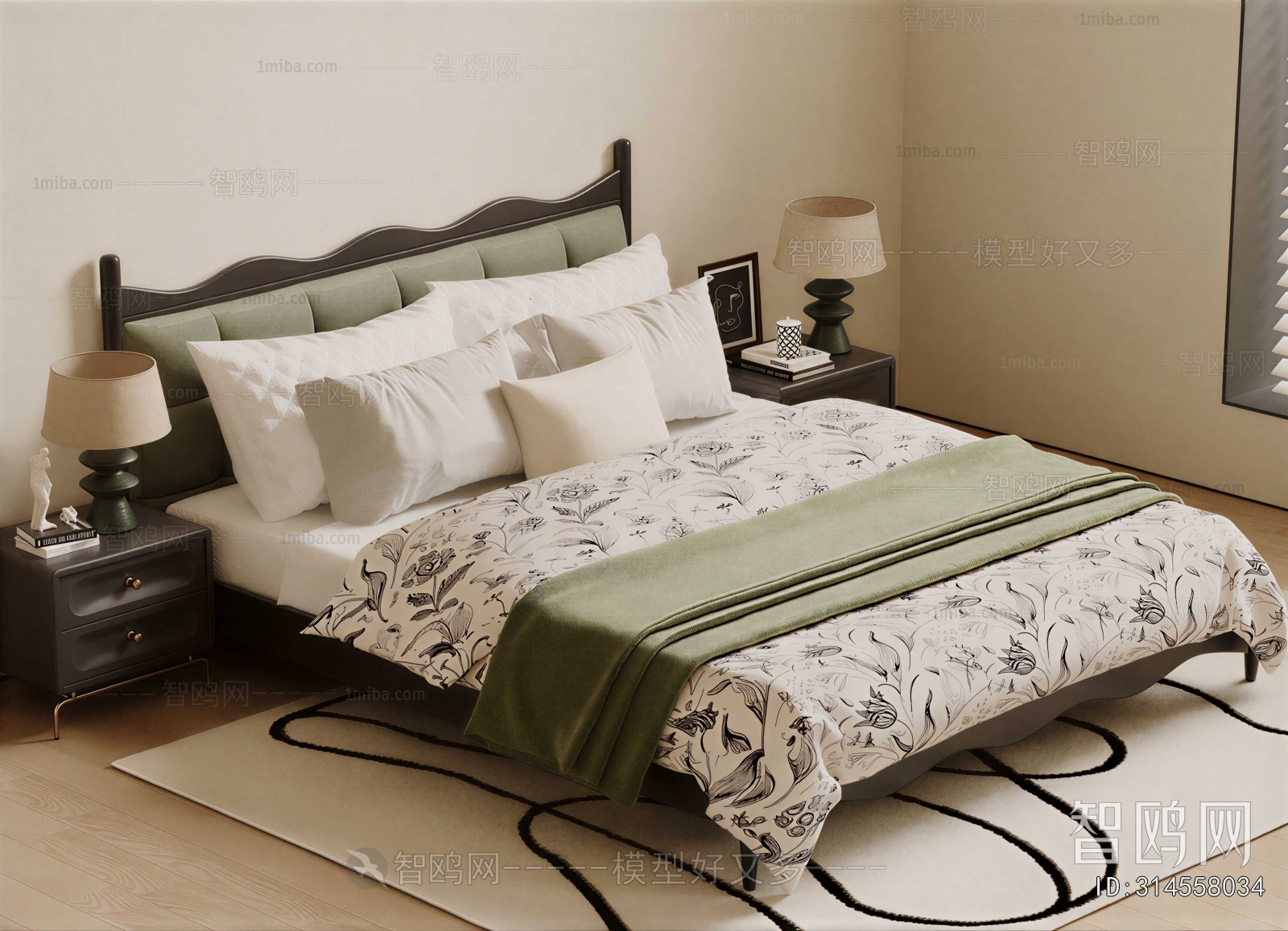 Modern Double Bed