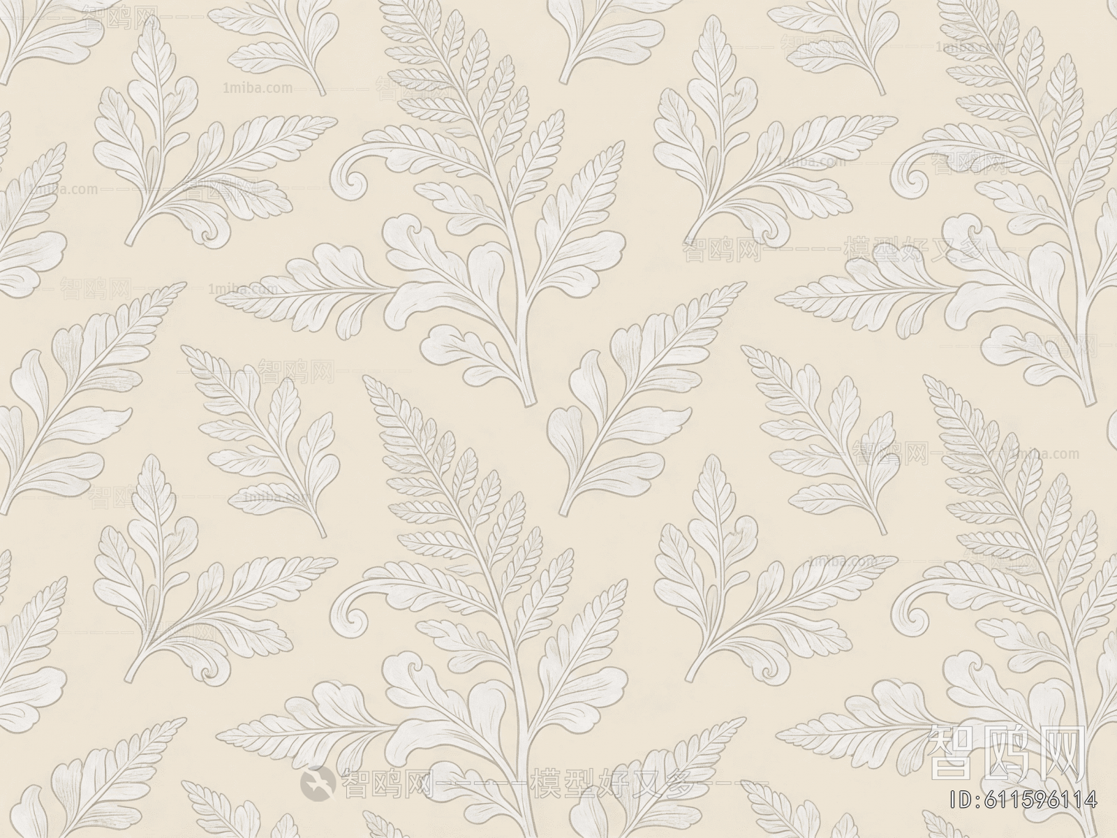 Animal And Plant Pattern Wallpaper