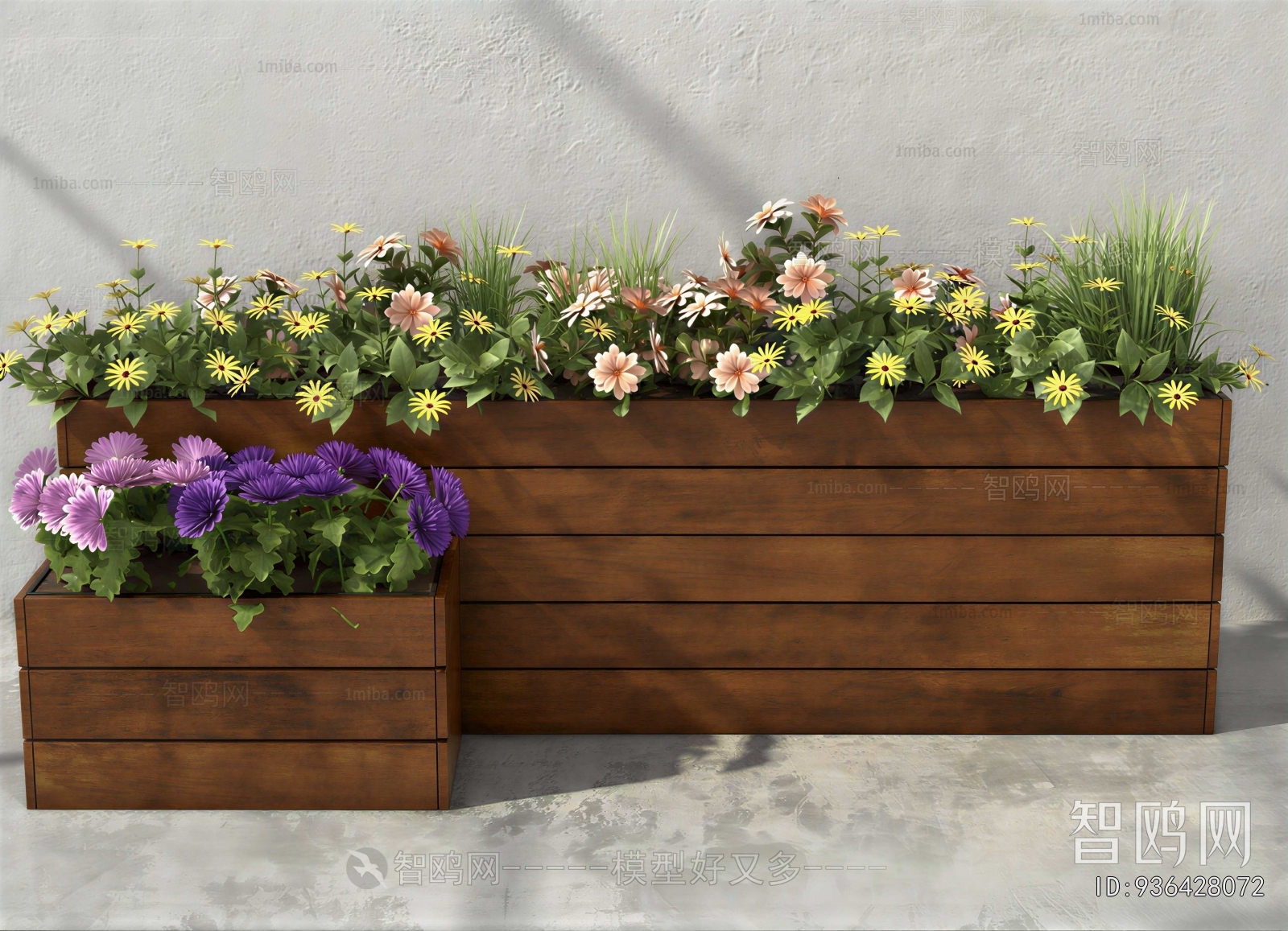 Modern Flower Bed, Flower Bowl, Flower Box