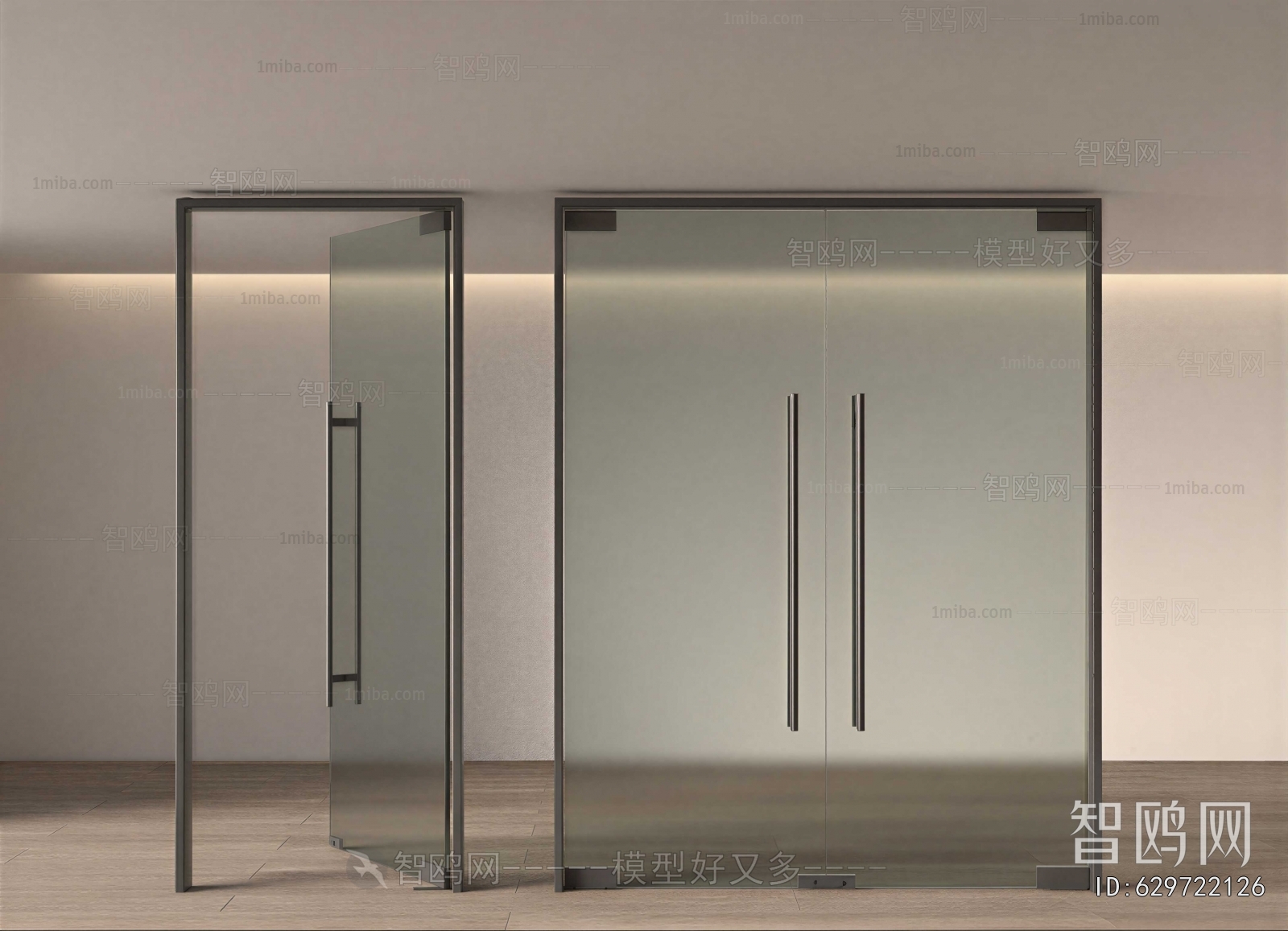Modern Double Door