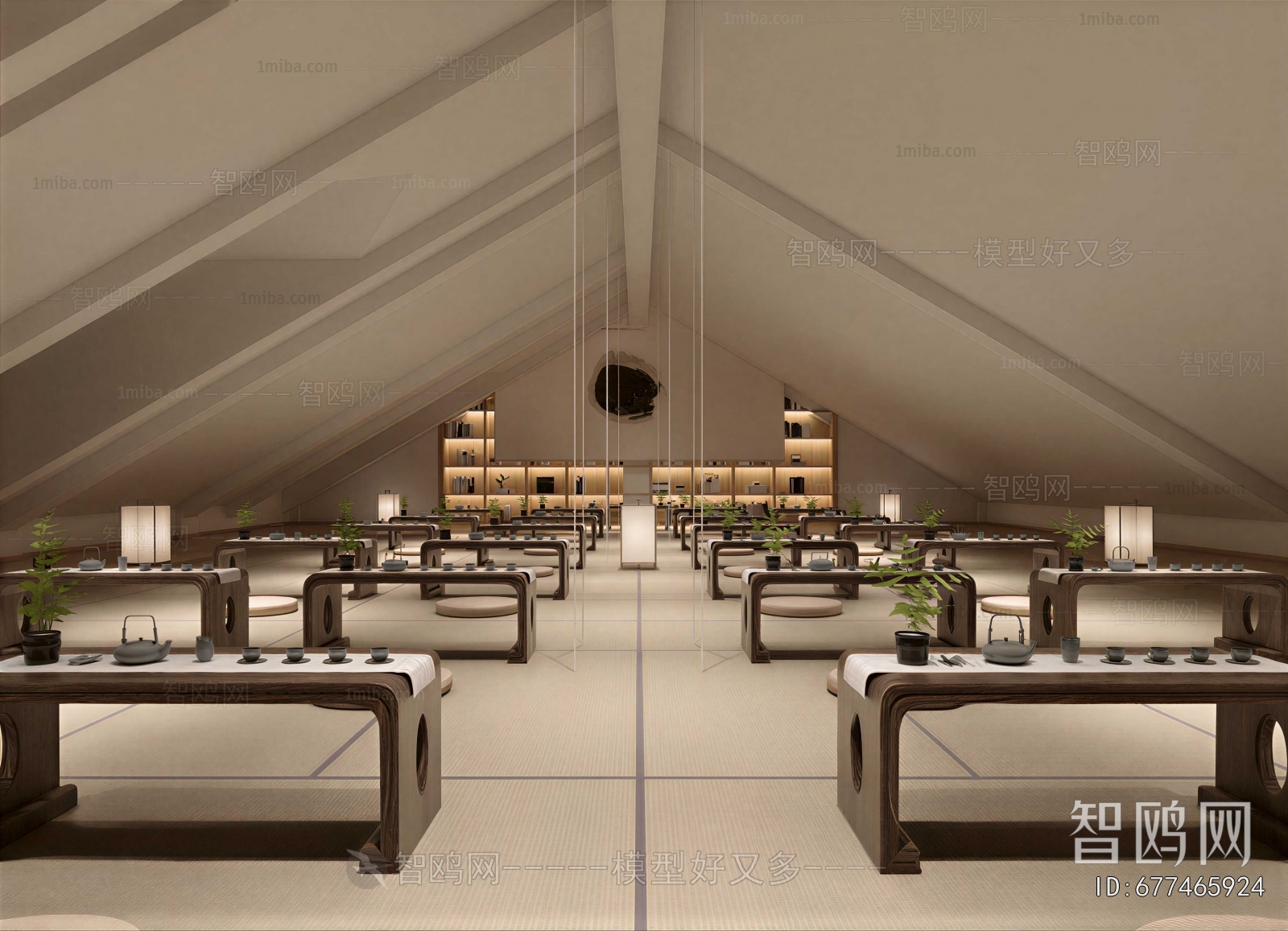 New Chinese Style Teahouse Tea House