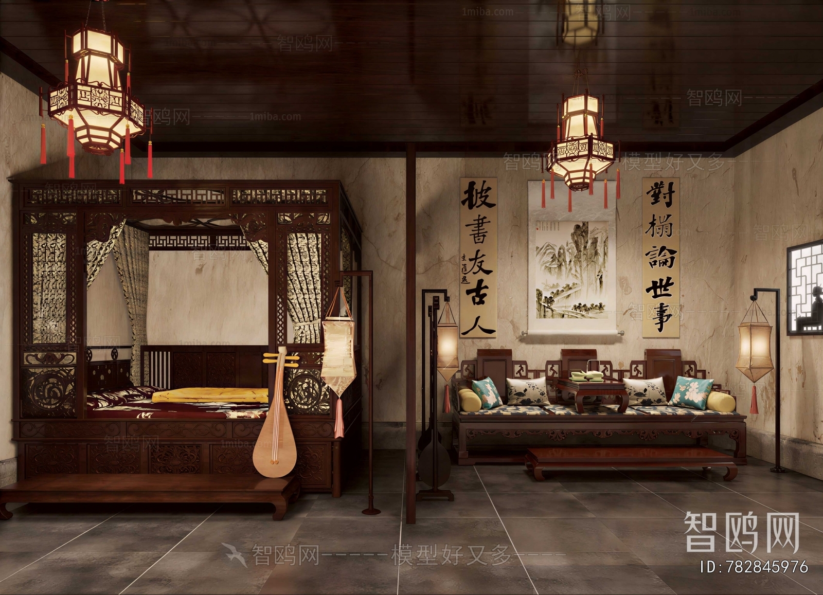 Chinese Style Bedroom