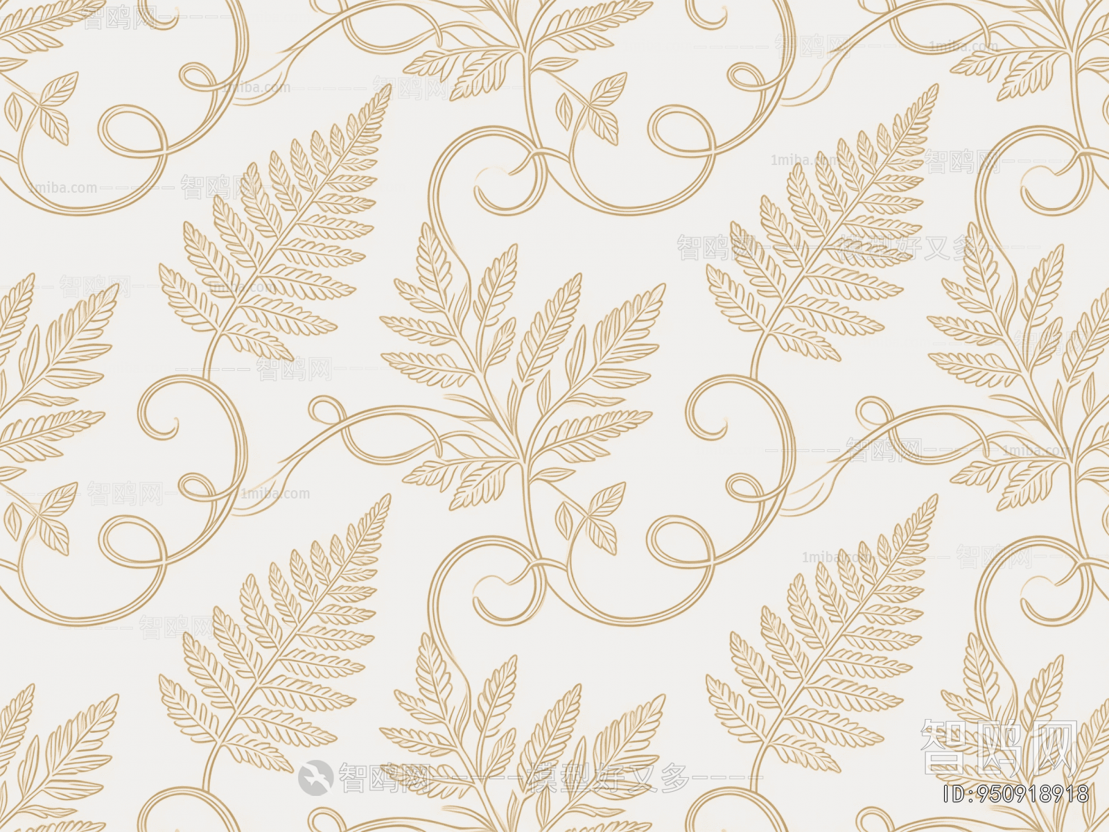 Animal And Plant Pattern Wallpaper