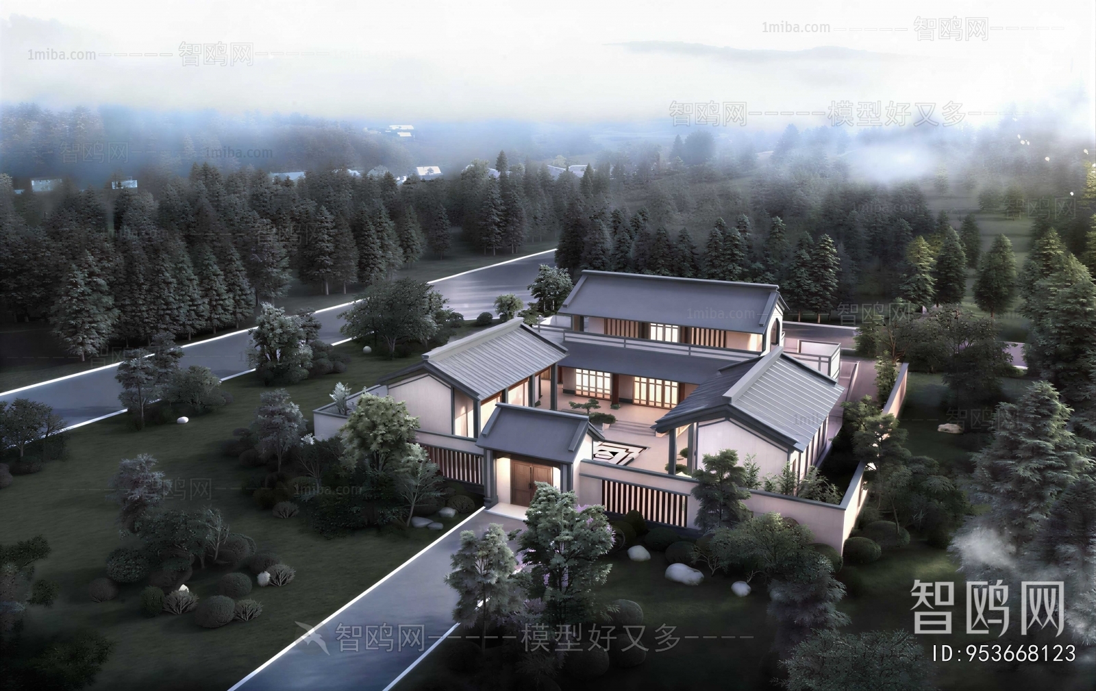 New Chinese Style Detached Villa
