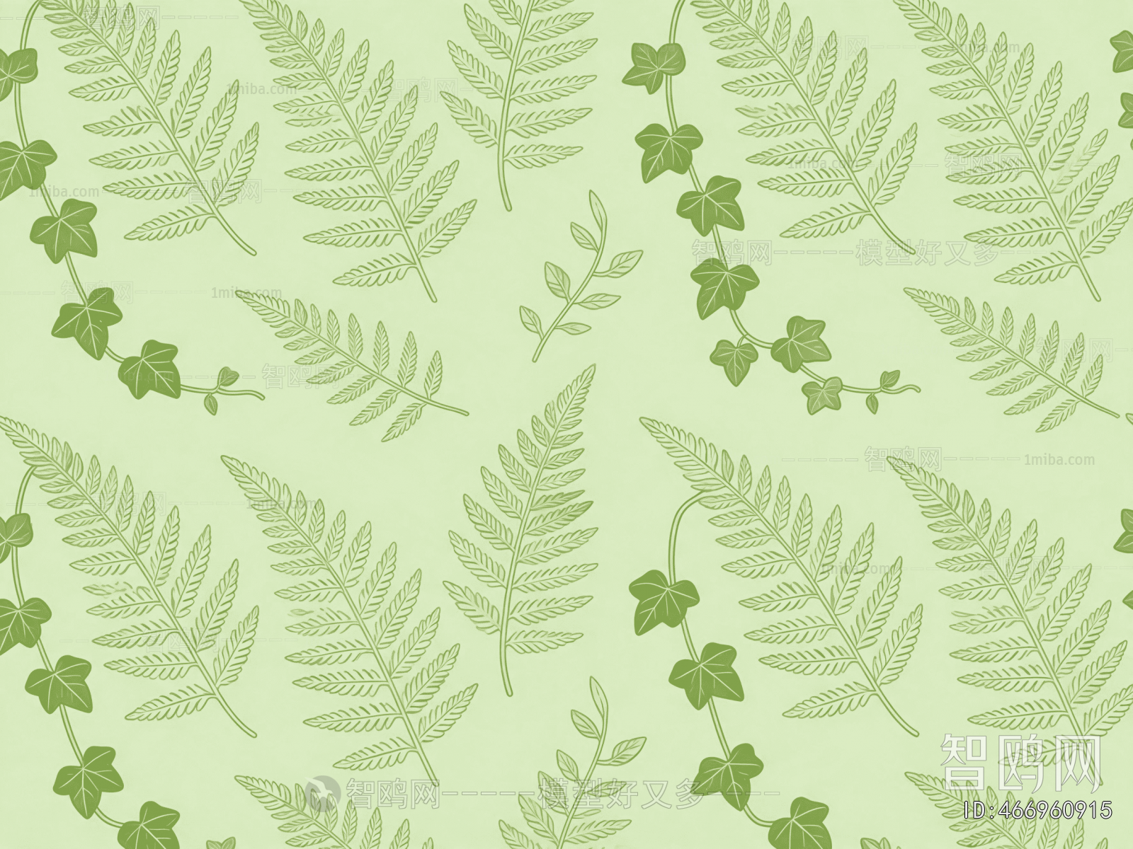 Animal And Plant Pattern Wallpaper