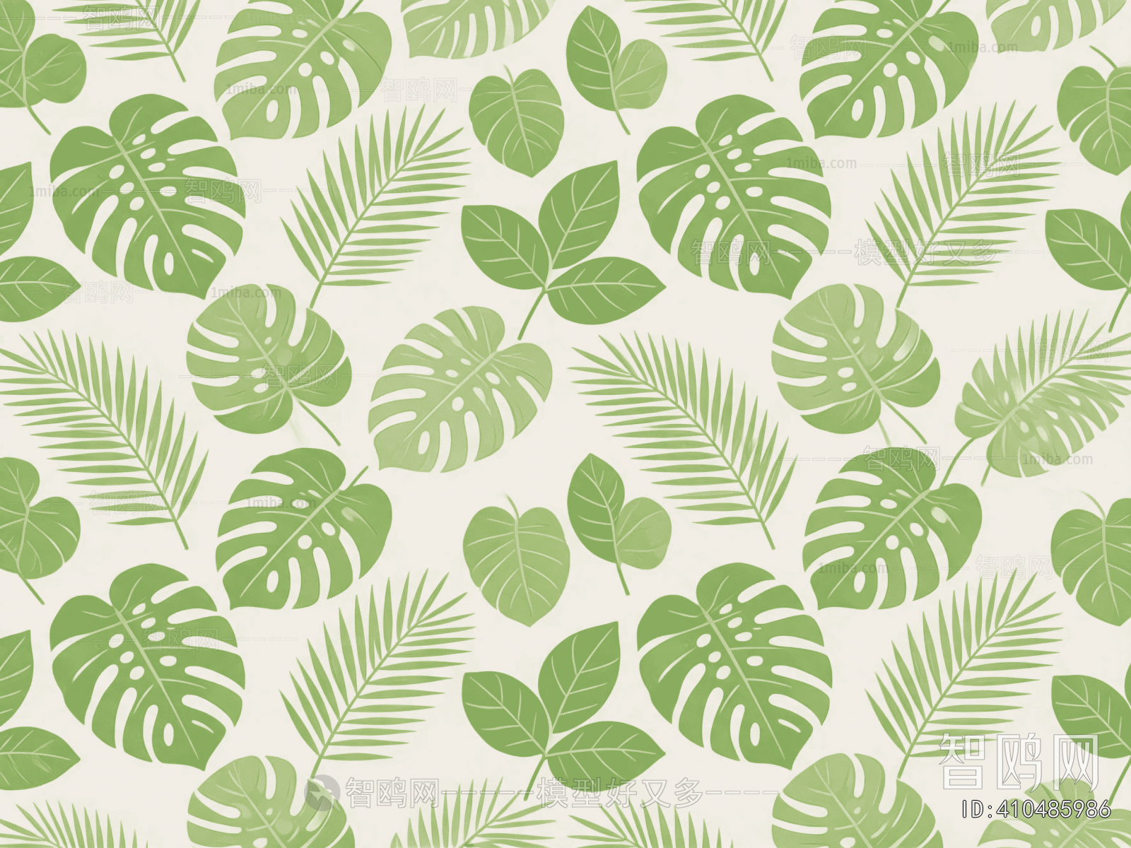 Animal And Plant Pattern Wallpaper
