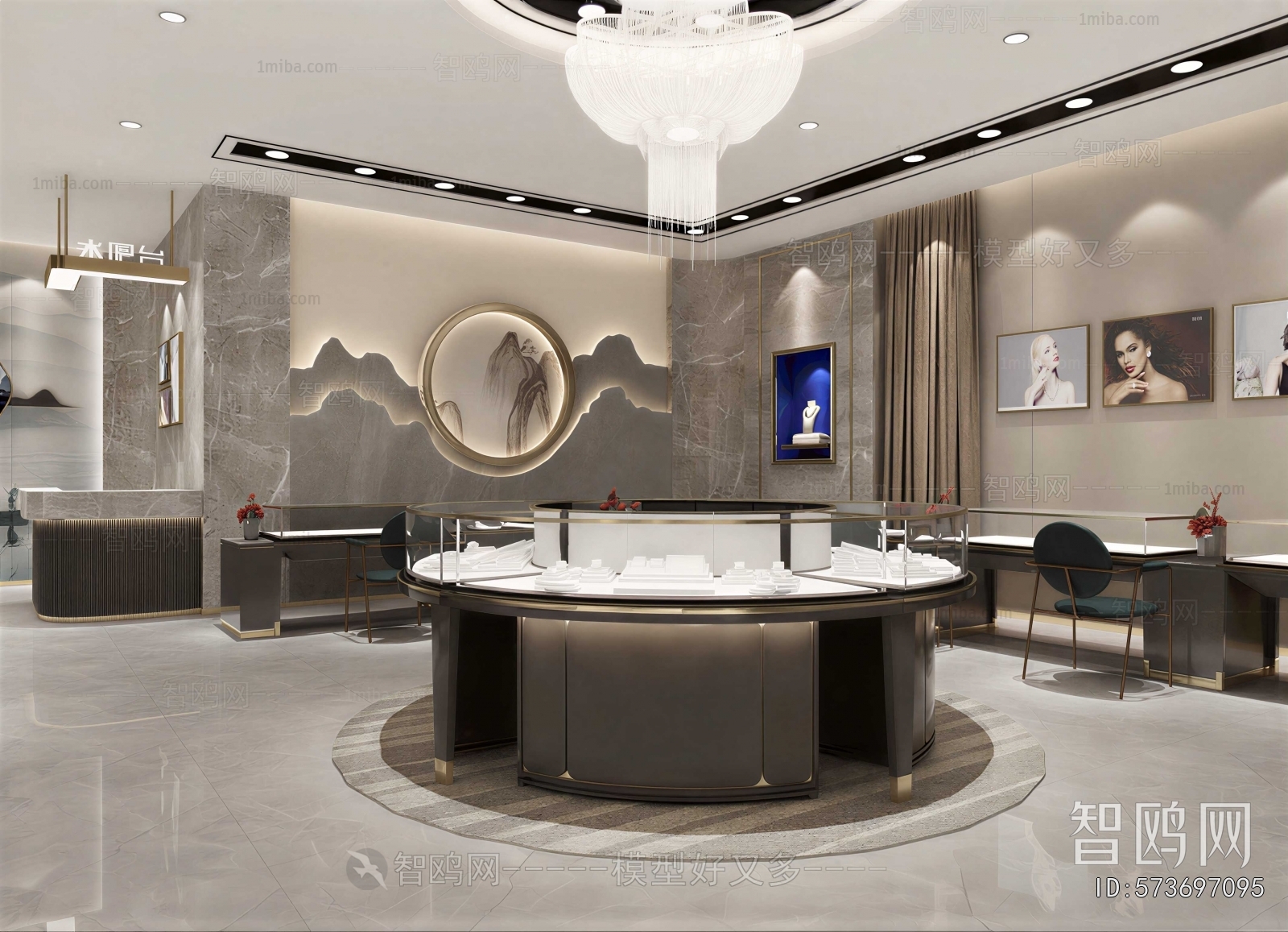 New Chinese Style Jewelry Store