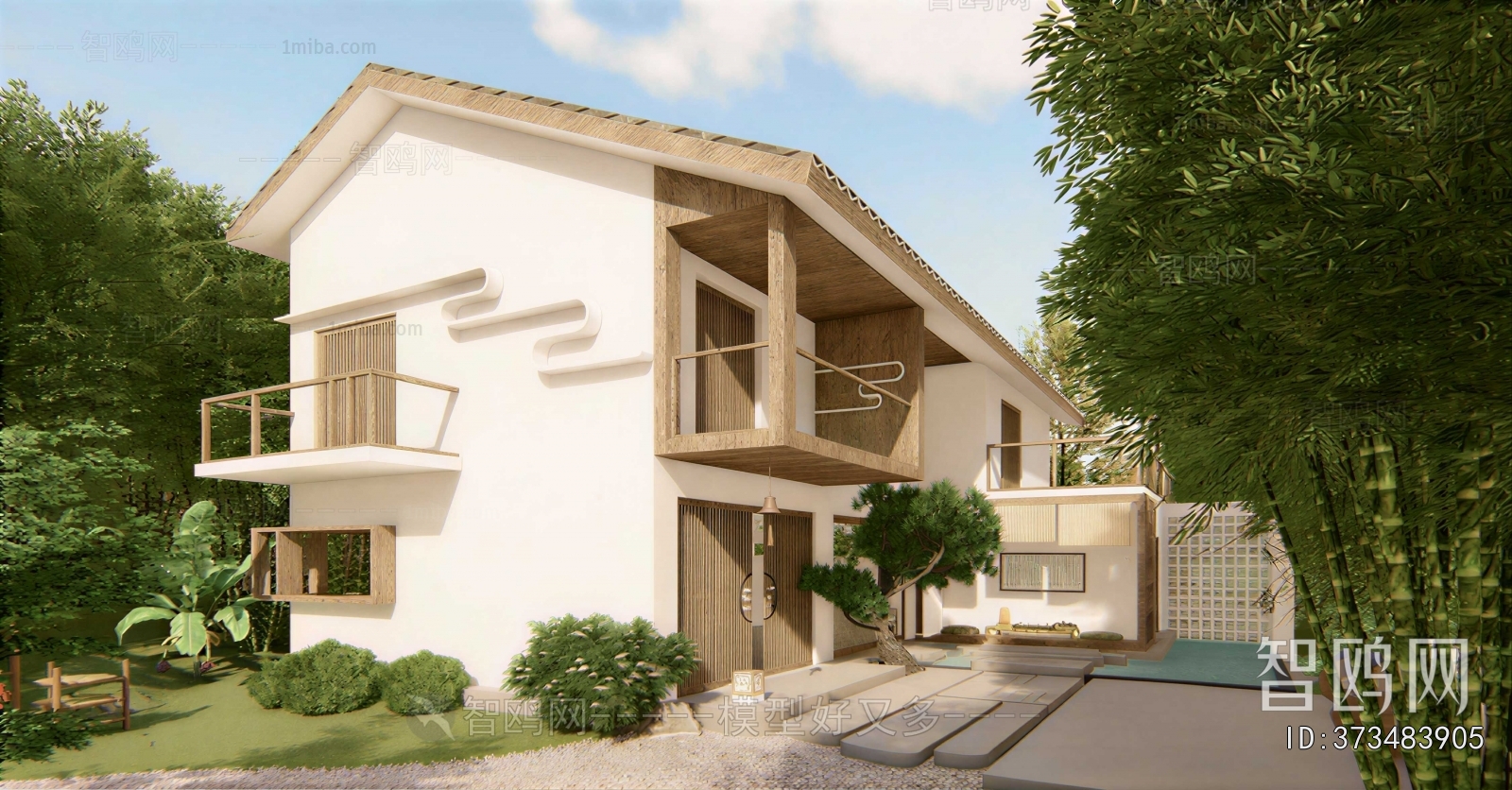 New Chinese Style Courtyard/landscape