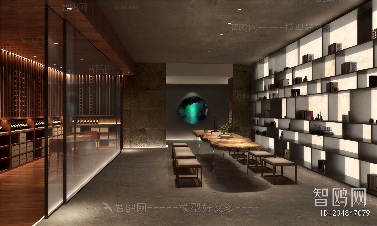Modern Wine Cellar/Wine Tasting Room