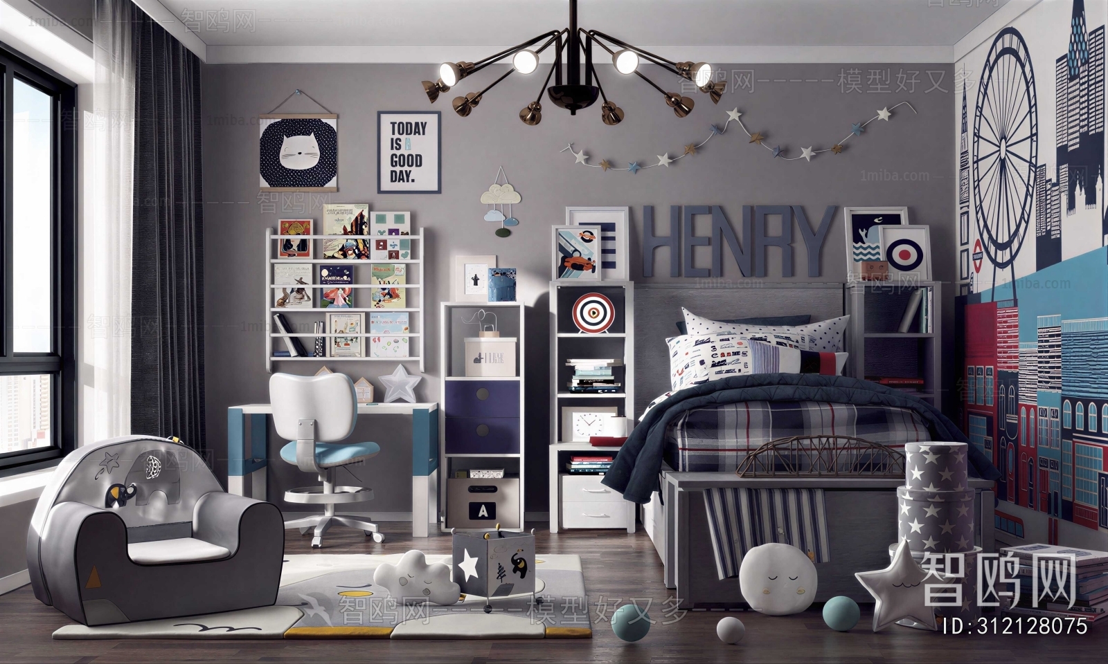 American Style Children's Room
