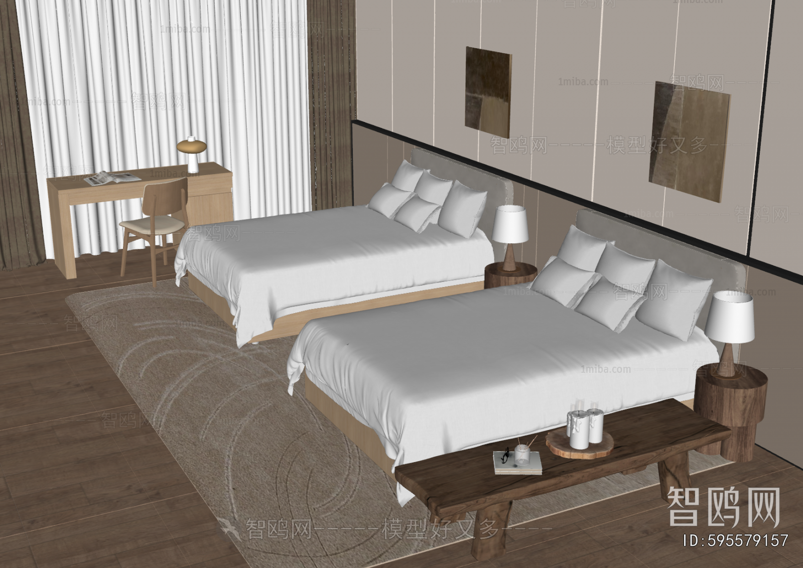 Modern Double Bed