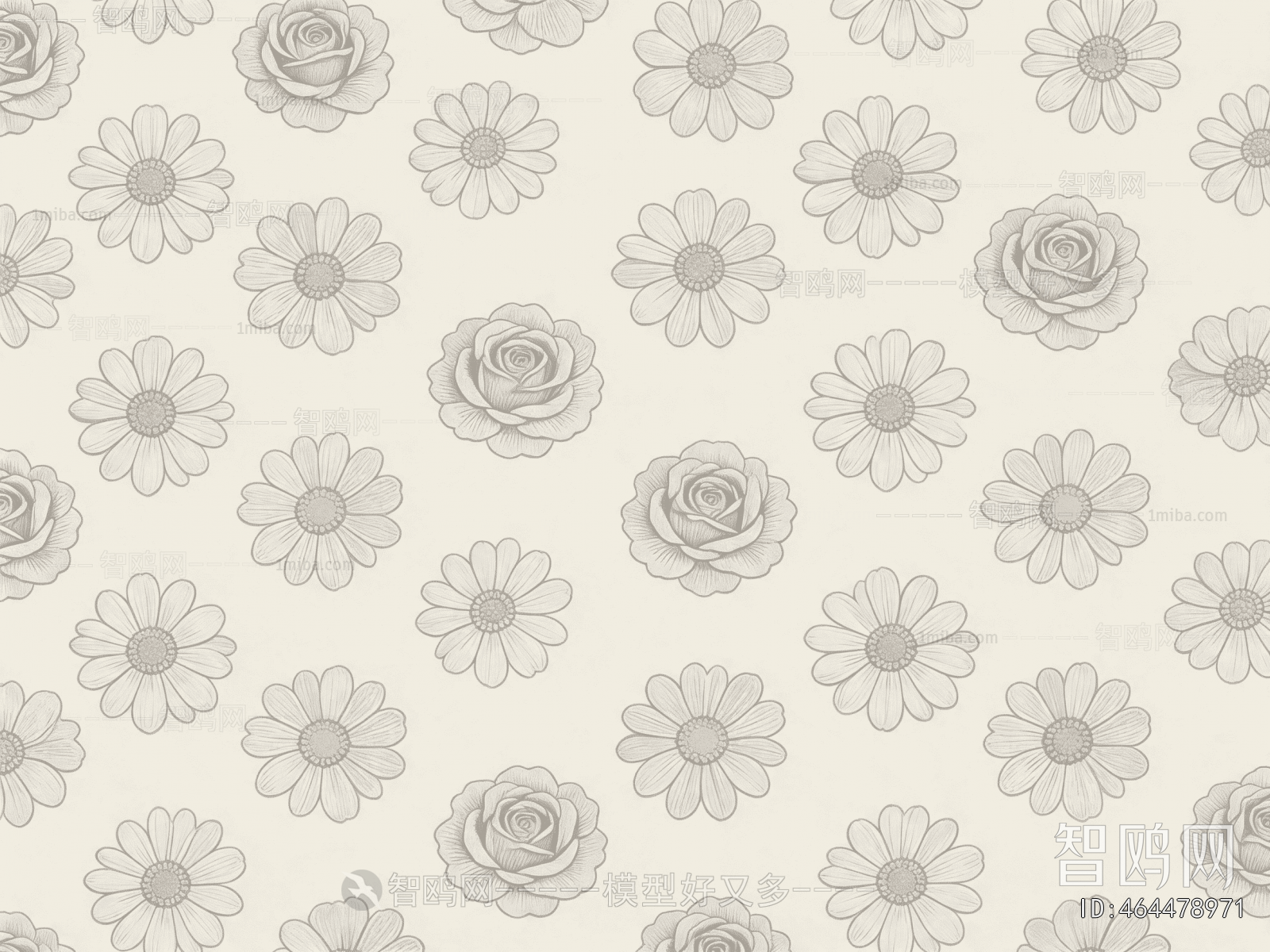 Animal And Plant Pattern Wallpaper
