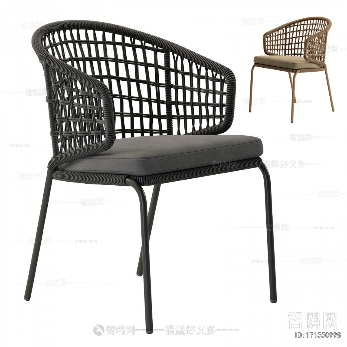 Wabi-sabi Style Lounge Chair