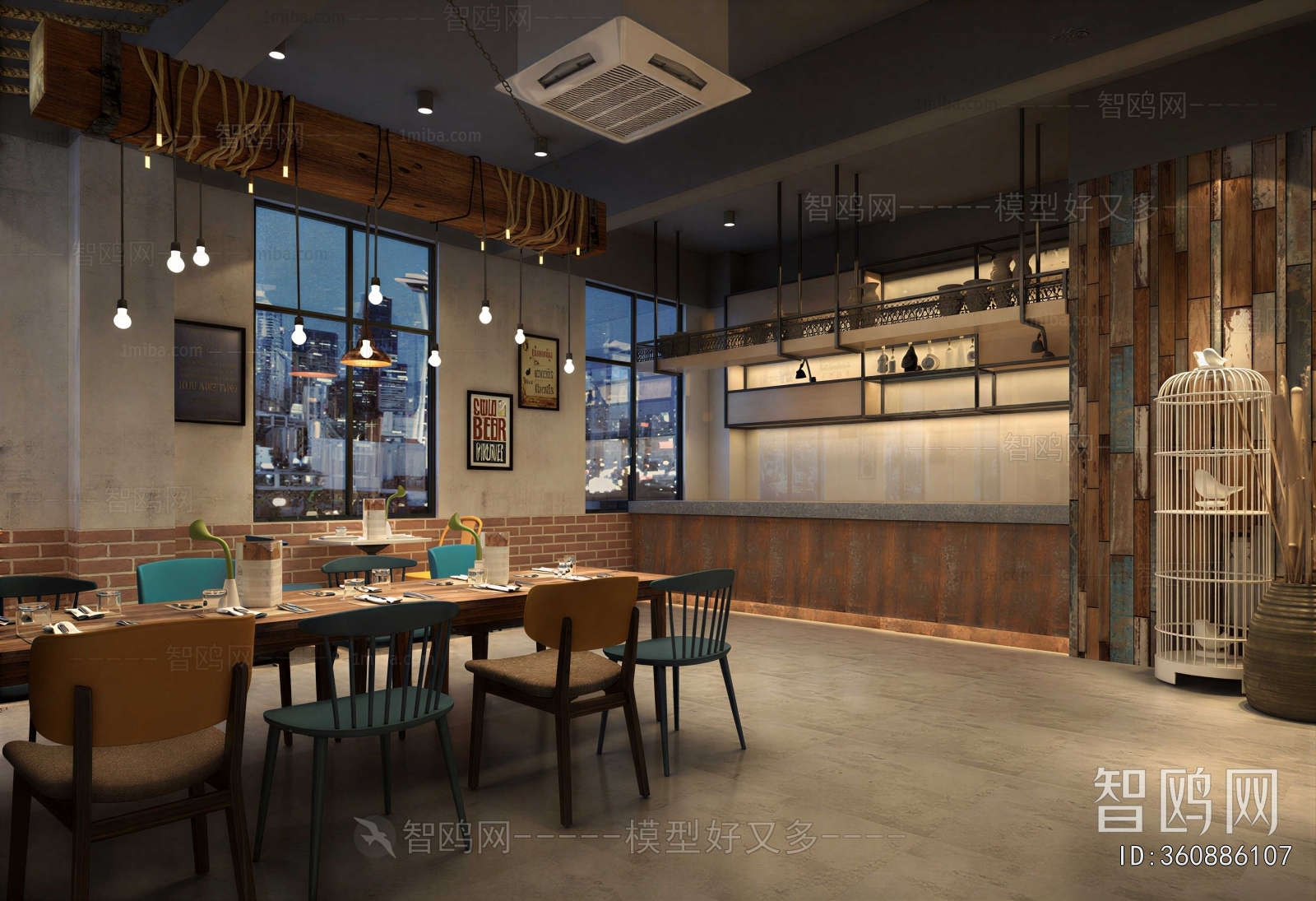 Industrial Style Restaurant