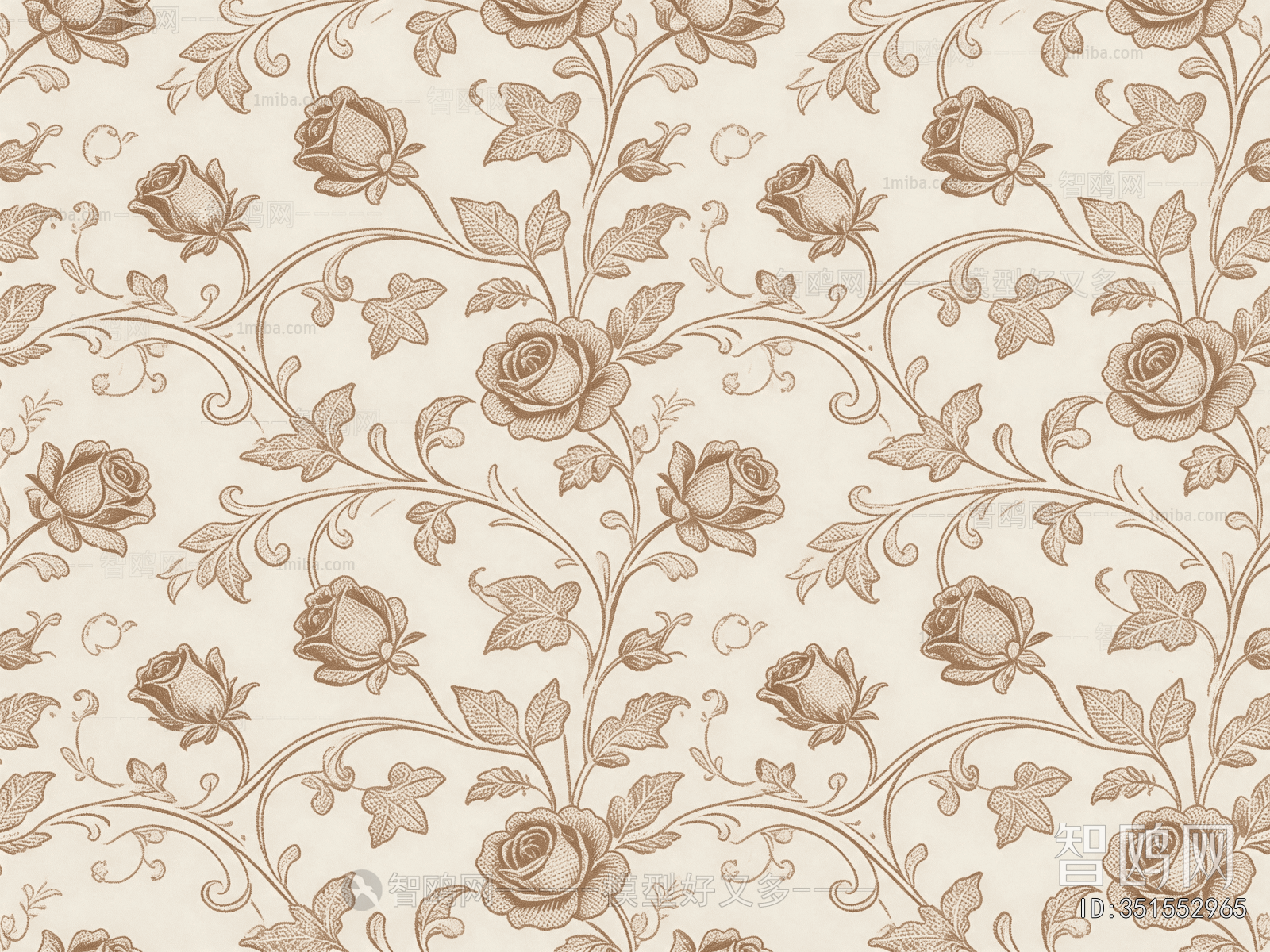 Animal And Plant Pattern Wallpaper