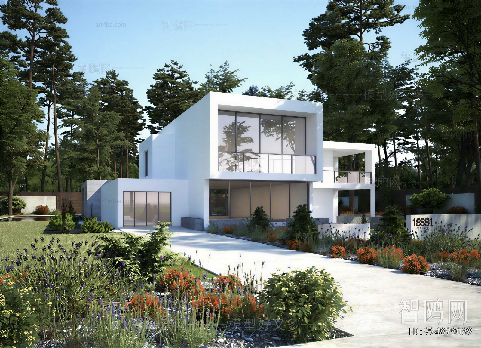 Modern Courtyard/landscape