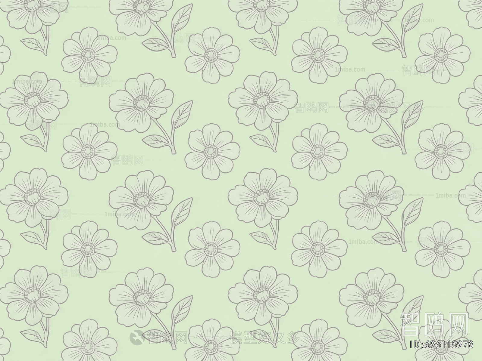 Animal And Plant Pattern Wallpaper